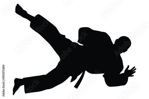 Black silhouette of a horse rearing up on white background