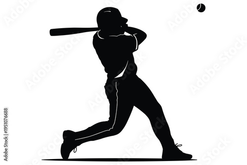 Black silhouette of a woman running on a track with a ball