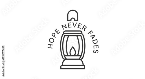 Hope Never Fades Lantern Symbol