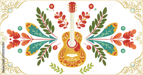 Flat design elements collection for cinco de mayo celebration