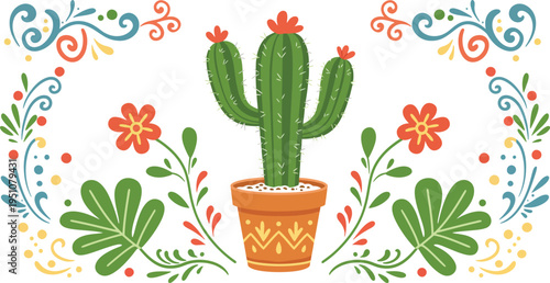 Flat design elements collection for cinco de mayo celebration