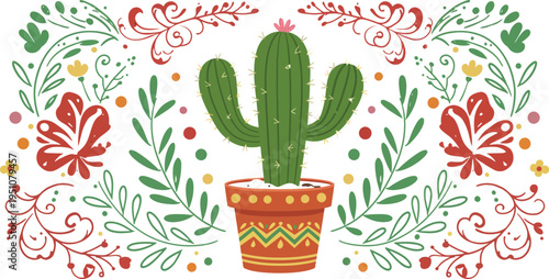 Flat design elements collection for cinco de mayo celebration
