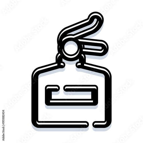 Fire extinguisher icon representing essential safety equipment for emergency fire protection and quick rescue, preventing danger in commercial and residential areas