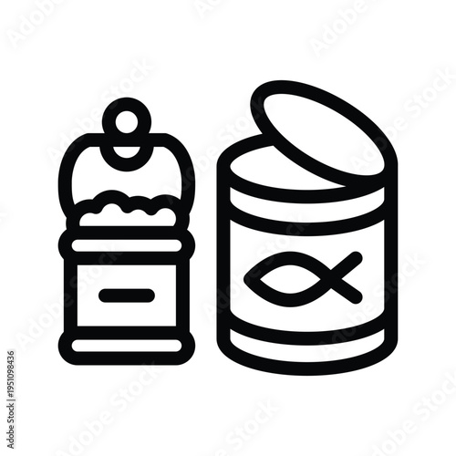 canned food line icon illustration vector graphic.eps