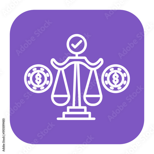 Balanced Budget Icon