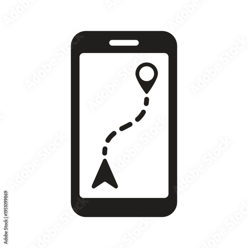 Navigation app icon