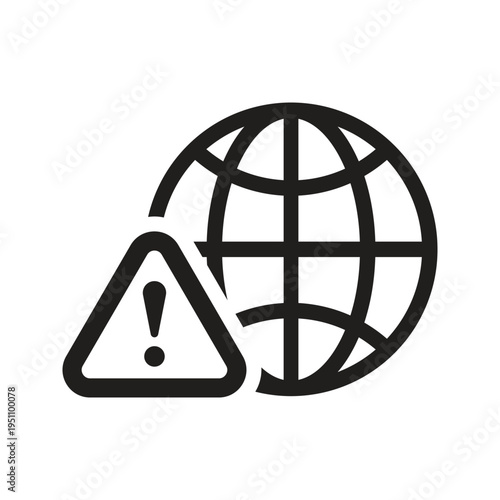 Internet warning icon