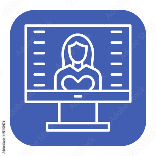 Female Influencer Icon