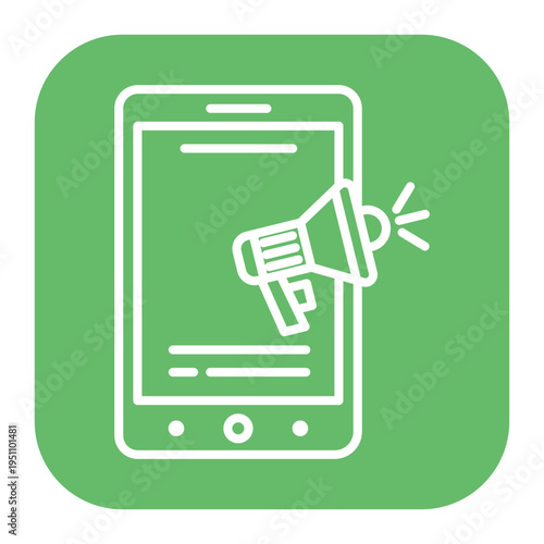 Mobile Advertising Icon