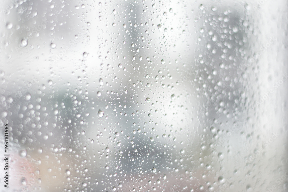 Obraz premium rain drops on window