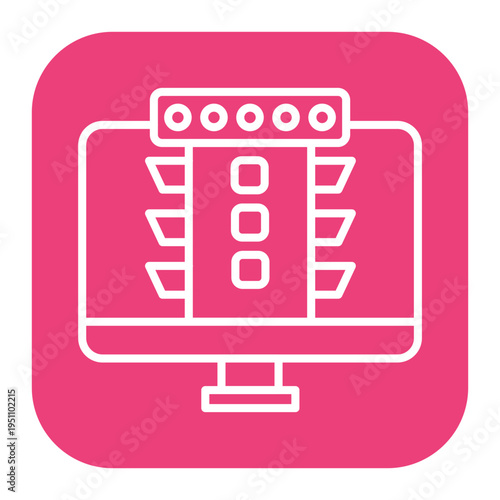 Digital Traffic Icon