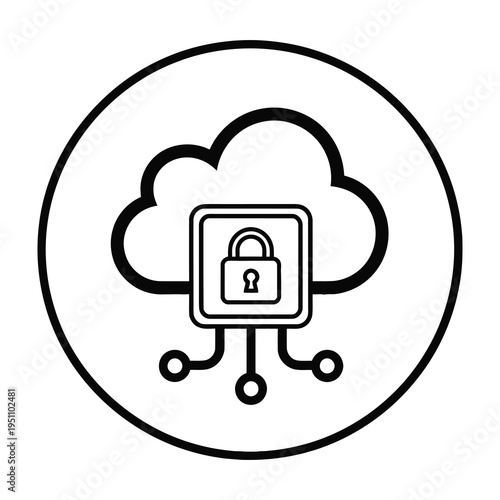 Secure cloud storage network with encrypted data transfer