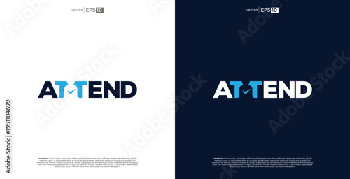 ATtend - Modern and Professional Logo Design for Business