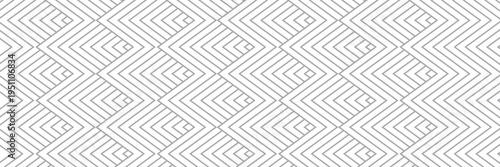 Vector geometric lines seamless pattern. White and gray abstract graphic striped ornament. Simple geometry, stripes, zigzag, chevron. Subtle modern linear background. Design for decor, print, package