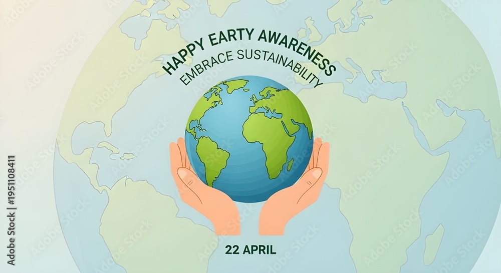 Fototapeta premium Earth day awareness protecting our planet for a sustainable future
