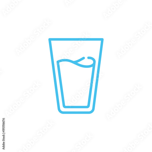 Water Flat Icon Illustrations