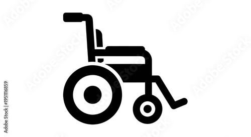 Wheelchair Icon for Disability Access and Mobility Support