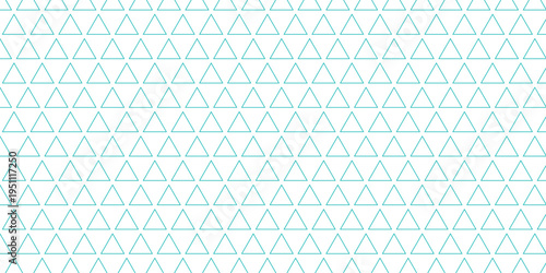 simple cyan outline triangle pattern for banner poster background.