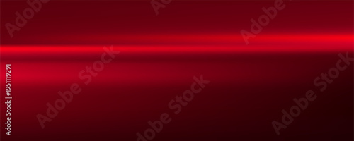 Red abstract geometric light rays shine across dark digital backdrop with festive particles and glowing lines creating dynamic celebration effect. Vector illustration.
