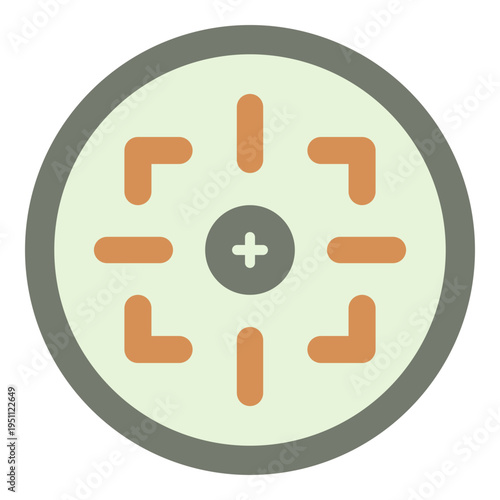 Crosshair Target Icon for Focus and Precision