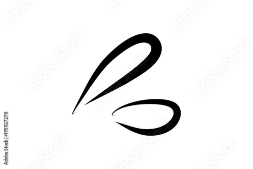 不安や焦りを表す漫画の汗マークベクターイラスト　黒