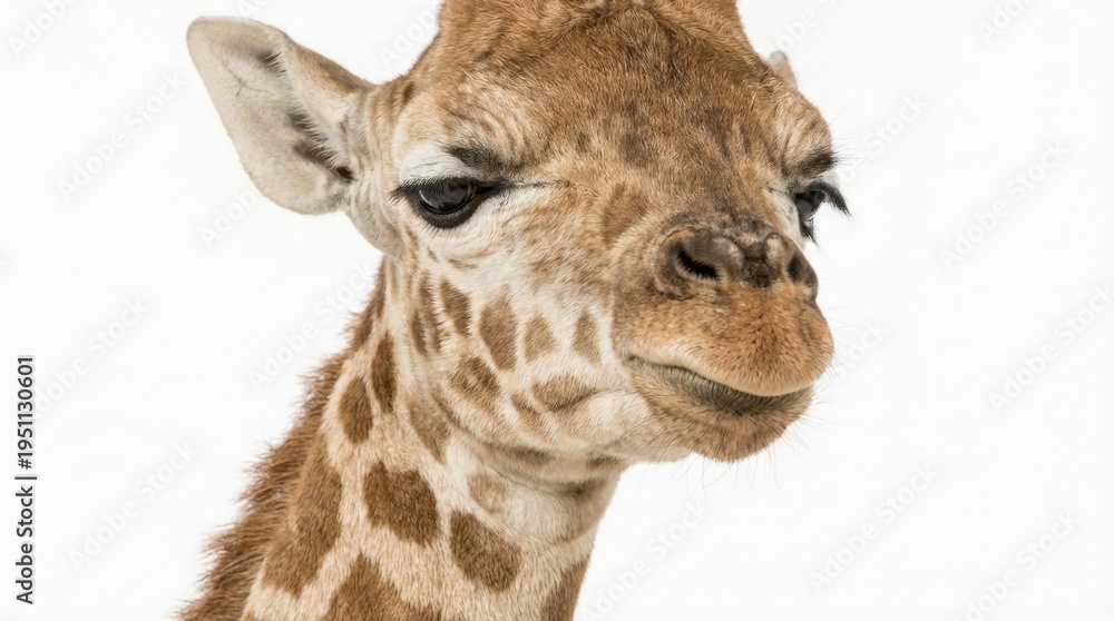 Obraz premium Giraffe Head Close Up Portrait.