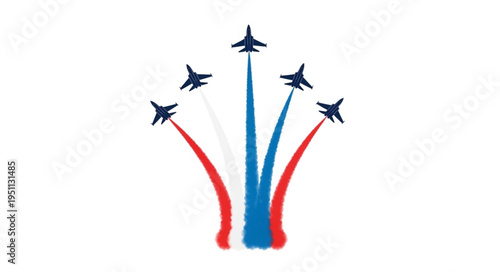 Air Show Jet Fighter Display.