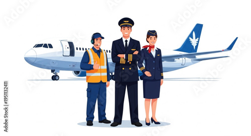 Airline Crew and Ground Staff.