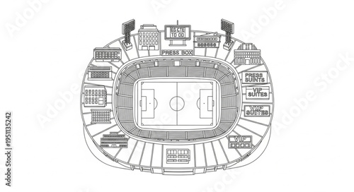 Conceptual Cityscape with Buildings and Infrastructure in Circular Arrangement.