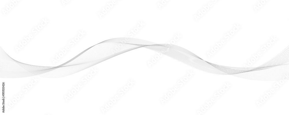 Obraz premium Abstract Wavy Grey Lines Background