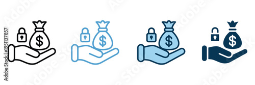 Private equity icon set multiple, versatile vector icons representing investments, venture capital, mergers, and acquisitions