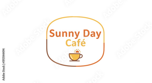 A sunny day at the outdoor Sunny Day Café with a cup of coffee