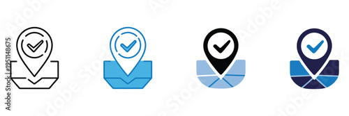 Safe Zone icon set, vector collection of security, protection, and safety symbols, minimal line and flat design