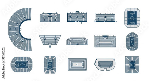 Aerial Views of Stadiums - A Collection of Architectural Marvels.