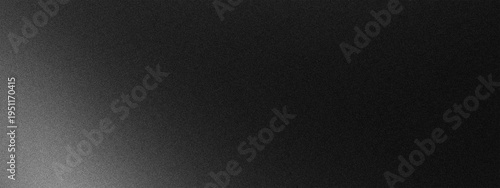 Dark Cinematic Grainy Gradient Background - Black and Grey Minimalist Texture for Graphic Design