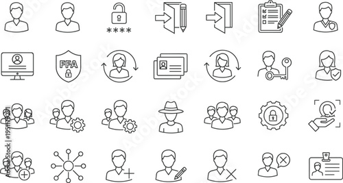 Login user profile account access secure personal data password management login verification information