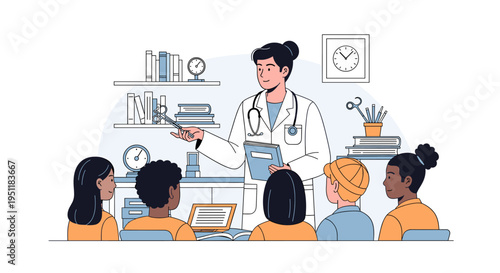 Minimalist Woman Profile Illustration