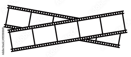 重なり合うフィルムストリップ