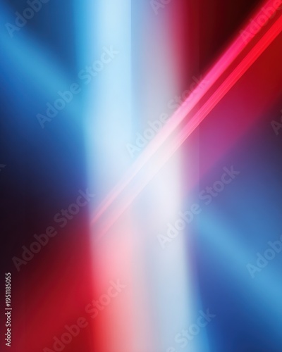 Abstract Background Light Gradient Neon Color Red Blue Glow.Abstract colorful background with smooth gradient light and neon glow in red and blue tones