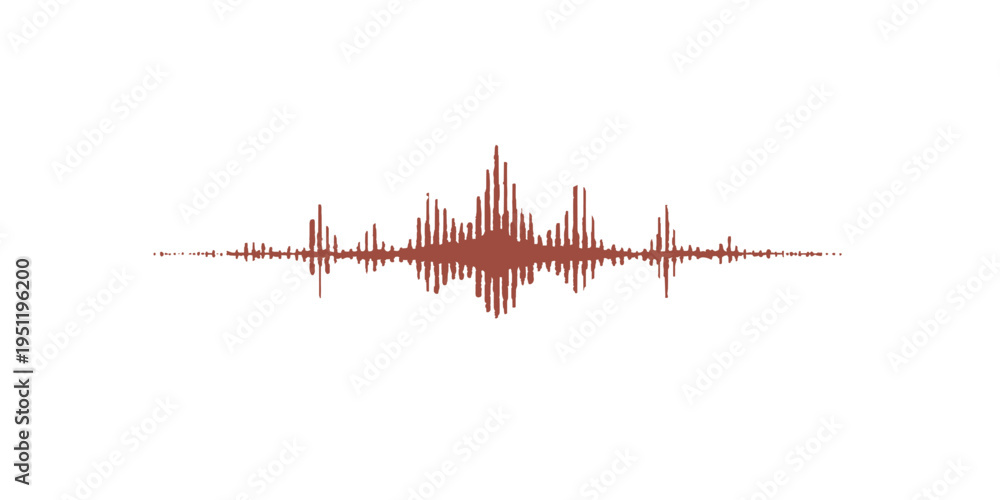Εκτύπωση καμβά Vector illustration of a heart formed by an ECG heartbeat line over a black city