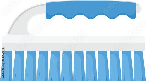 Scrub Brush Flat Illustration Isolated on White Background