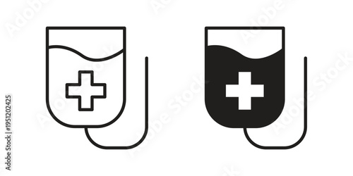 Chemotherapy icon in line design. icon for website design, mobile app, ui