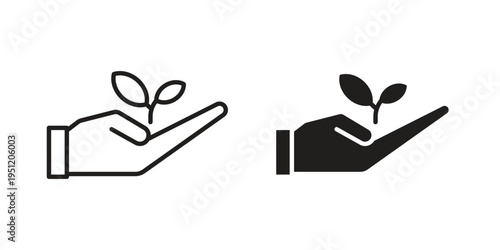 Environment icon in line design. icon for website design, mobile app, ui