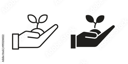 Environment icon in line design. icon for website design, mobile app, ui