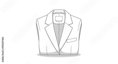 Menswear Fashion Clothing Blazer Jacket.