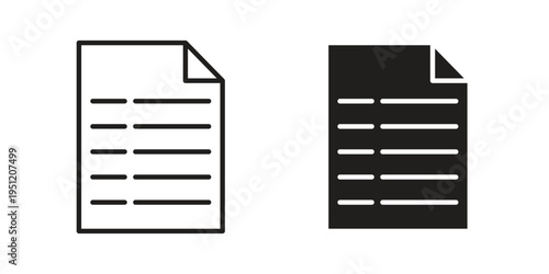 File icon in line design. icon for website design, mobile app, ui