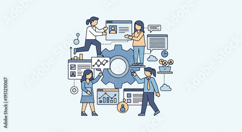 People Working on Business Strategy.