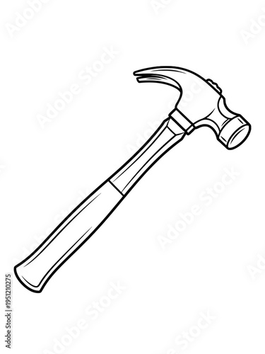 Ball-peen hammer vector 