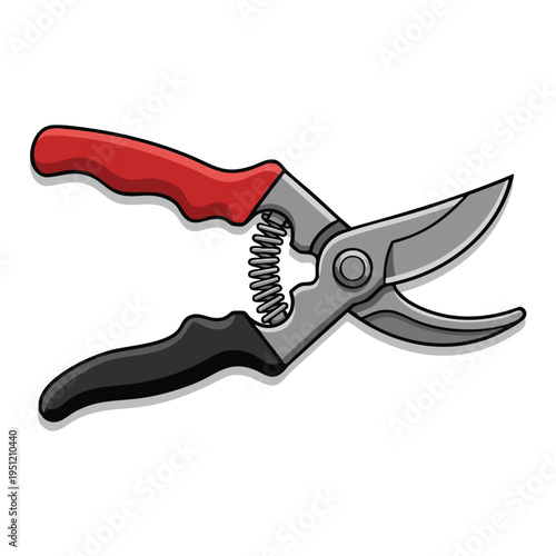 Gardening Pruning Shears Illustration