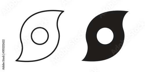 Hurricane icon in line design. icon for website design, mobile app, ui